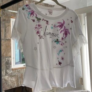 Cinq-a-sept Peplum top xs/s